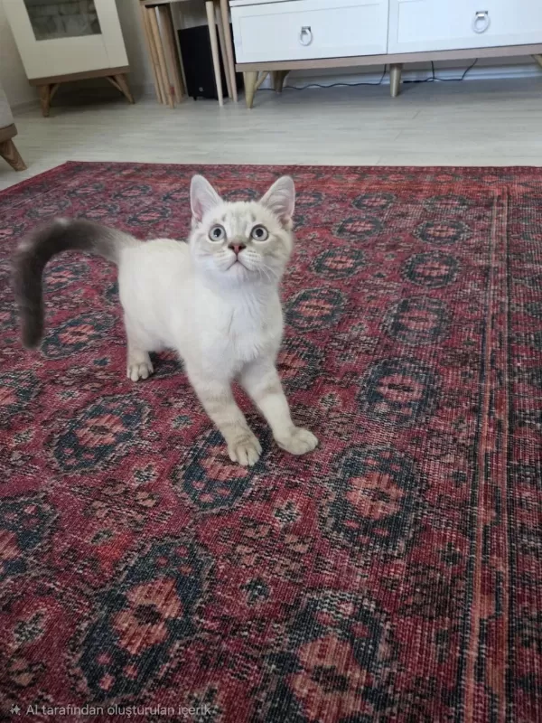 3 Aylık Oyun Seven Tatlı British Shorthair